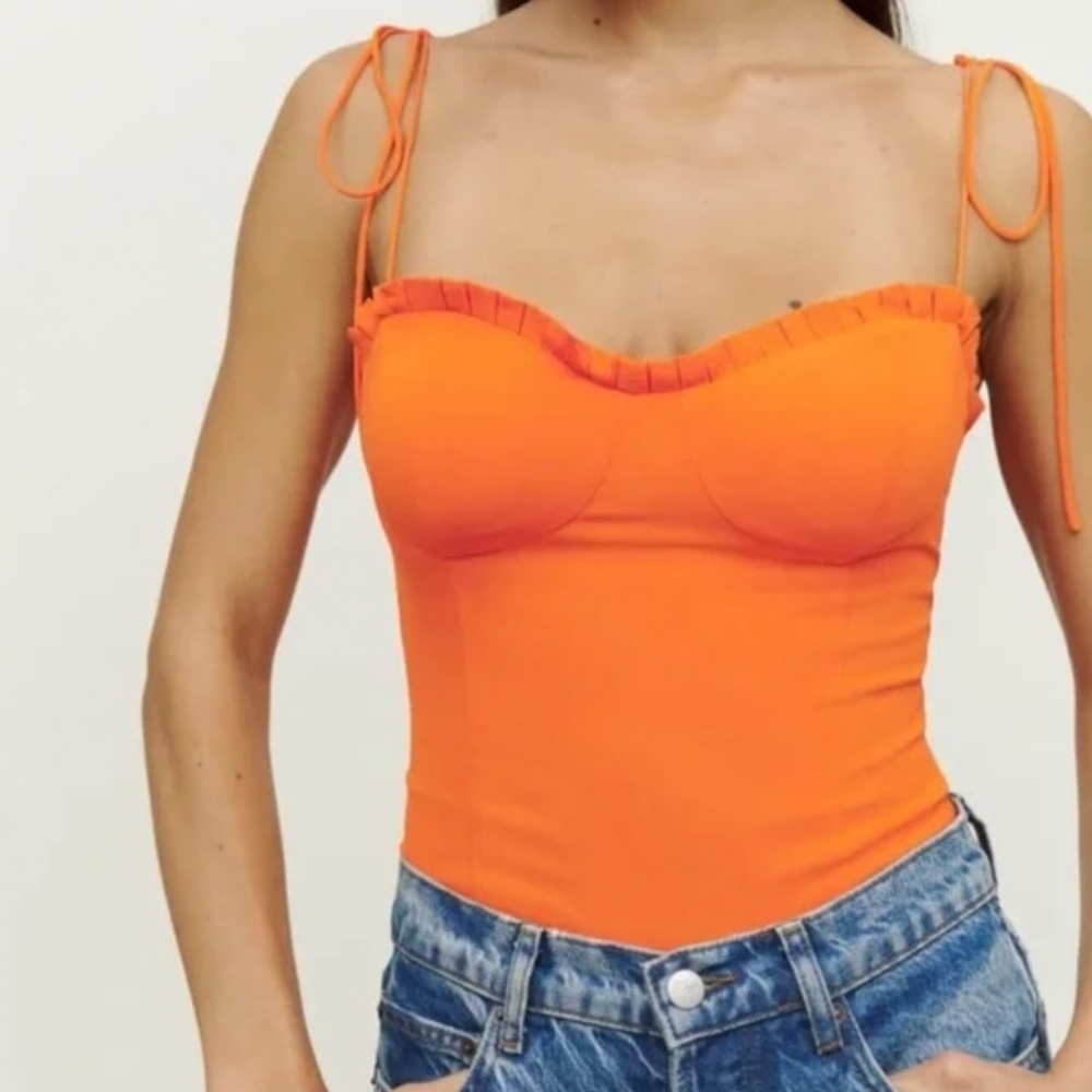 Reformation Novena Top - Citrus